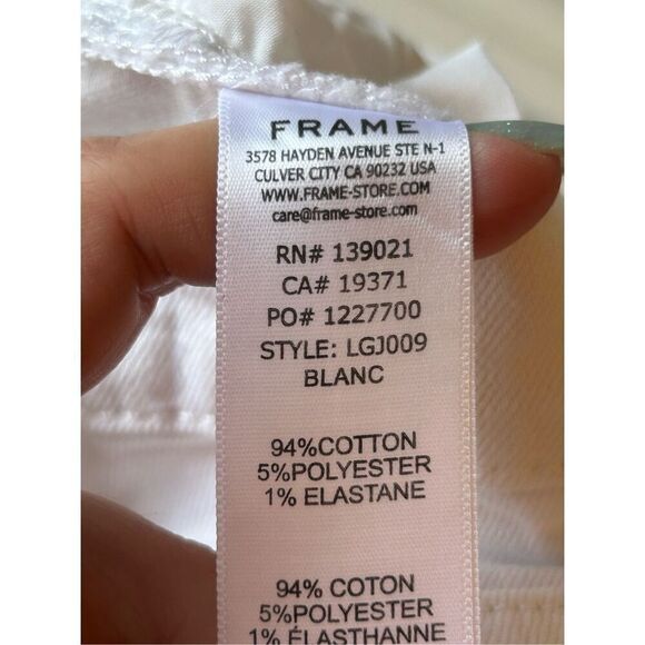 FRAME white skinny jeans size 25 excellent condition! - Picture 7 of 7